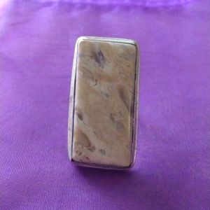 Crazy Lace Agate Ring